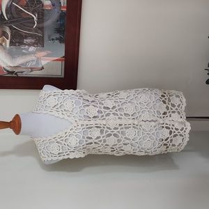 Vintage Crocheted tunic vest